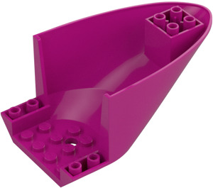 LEGO Magenta Aereo Parte posteriore 6 x 10 x 4 (87616)