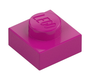 LEGO Magenta Plate 1 x 1 (3024 / 30008)