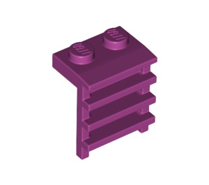 LEGO Magenta Plaat 1 x 2 met Ladder (4175 / 31593)