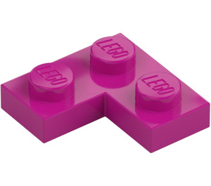 LEGO Magenta Platte 2 x 2 Ecke (2420)