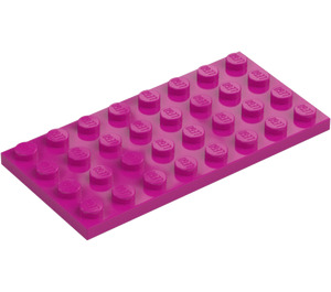 LEGO Magenta Plaat 4 x 8 (3035)