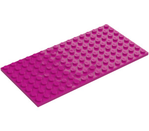 LEGO Magenta Plade 8 x 16 (92438)