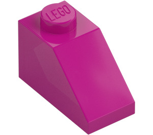 LEGO Magenta Con pendiente 1 x 2 (45°) (3040 / 6270)