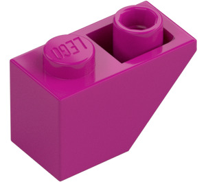 LEGO Magenta Slope 1 x 2 (45°) Inverted (3665)