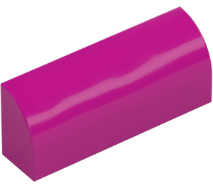 LEGO Magenta Con pendiente 1 x 4 Curvo (6191 / 10314)