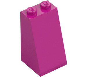 LEGO Magenta Sklon 2 x 2 x 3 (75°) (Pevné cvočky) (98560)