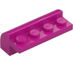 LEGO Magenta Slope 2 x 4 x 1.3 Curved (6081)