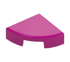 LEGO Magenta Tile 1 x 1 Quarter Circle (25269 / 84411)