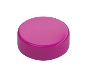 LEGO Magenta Tegel 1 x 1 Rond (35381 / 98138)