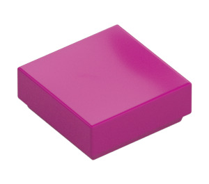 LEGO Magenta Fliese 1 x 1 mit Nut (3070 / 30039)