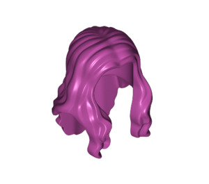 LEGO Magenta Wavy Long Hair with Parting (33461 / 95225)