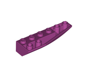 LEGO Magenta Keil 2 x 6 Doppelt Invertiert Recht (41764)