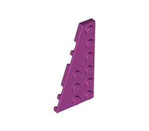 LEGO Magenta Wedge Plate 3 x 6 Wing Left (54384)