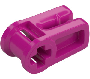 LEGO Magenta Kabel Clip mit Kreuz Loch (49283)