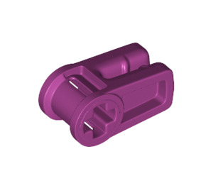 LEGO Magenta Wire Clip with Cross Hole (49283)