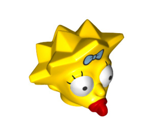 LEGO Maggie Simpson Head with Wide Eyes (16368)