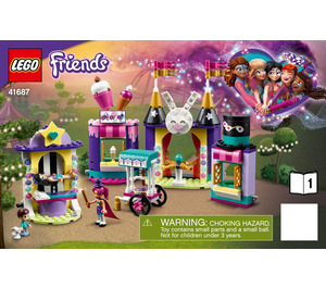 LEGO Magical Funfair Stalls Set 41687 Instructions