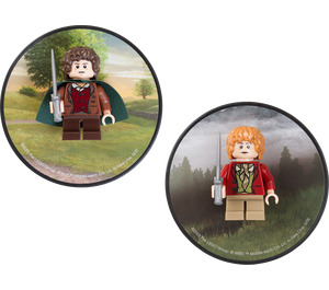 LEGO Magnet Set: Frodo and Bilbo Baggins (5002828)