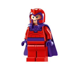 LEGO Magneto з Червоний Костюм і гумовий мис Мініфігурка