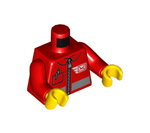 LEGO Mail Pilot Minifigurka Trup (973 / 76382)