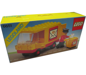 LEGO Mail Truck Set 6651 Packaging