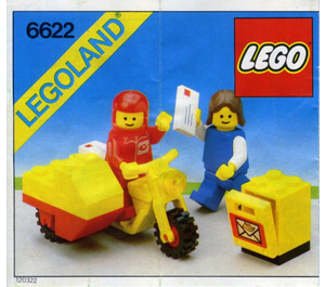 LEGO Mailman on Motorcycle Set 6622