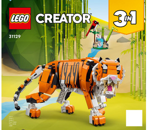 LEGO Majestic Tiger Set 31129 Instructions
