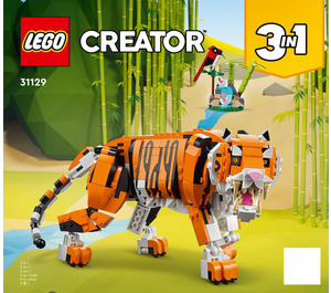 LEGO Majestic Tiger 31129 Instrukce