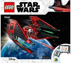 LEGO Major Vonreg's TIE Fighter 75240 Instructions