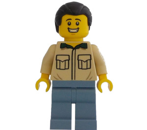 LEGO Muž Bowler Minifigurka