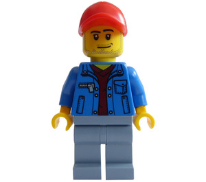 LEGO Male Dune Buggy Driver Figurine