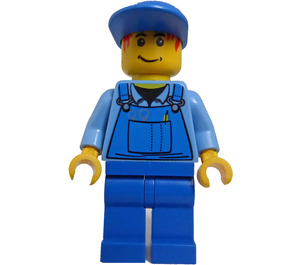 LEGO Male in Jeans Overall met Rood Haar minifiguur
