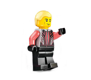 LEGO Male in Racing Suit minifiguur