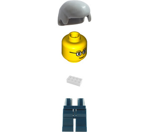 LEGO Male in Shirt en Jumper minifiguur