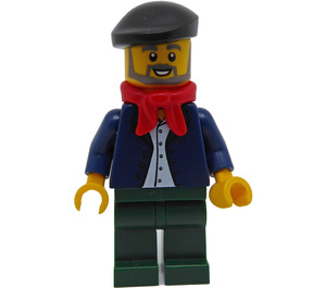 LEGO Male dans the Grill Stand Figurine