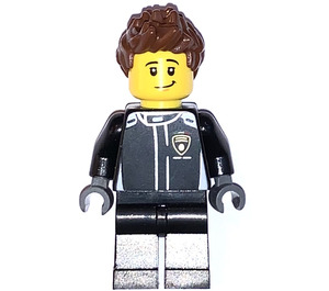 LEGO Mannelijk Lamborghini Bestuurder Minifiguur