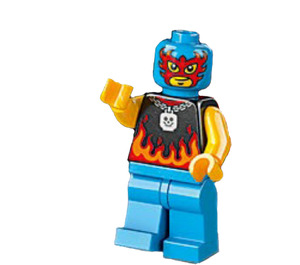 LEGO Male Masked Driver Minifigure