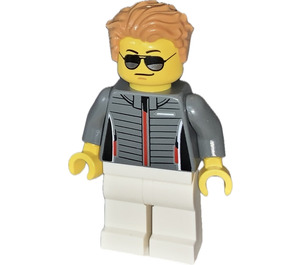 LEGO Man Mercedes Förare Minifigur