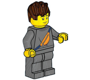LEGO Male passenger Minifigur