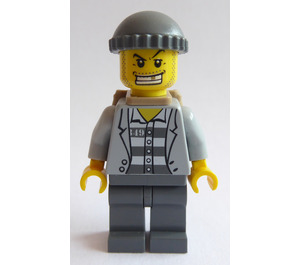LEGO Male Prisoner with Backpack Minifigure