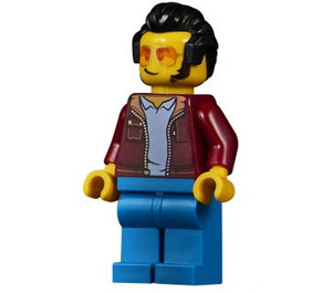 LEGO Male Rider met Glasses minifiguur