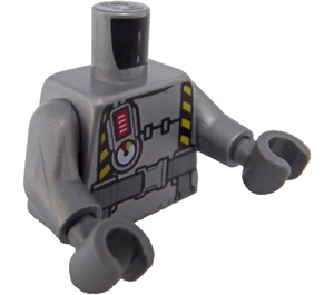 LEGO Male Scientist in Heatsuit with Sweat Drops Minifig Torso (973 / 76382)