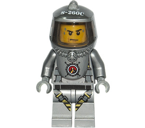 LEGO Mannelijk Scientist in Heatsuit met Sweat Drops Minifiguur