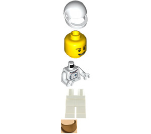 LEGO Male Shuttle Astronaut minifiguur