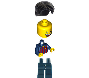 LEGO Male Soccer Fan - FC Barcelona (Dark Bleu Jambes) Figurine