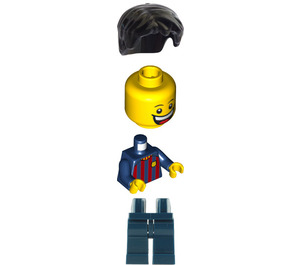 LEGO Uros Jalkapallo Fan - FC Barcelona (Dark Sininen Jalat) Minihahmo