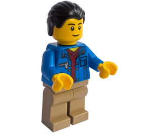 LEGO Male Train Passenger Minifigure