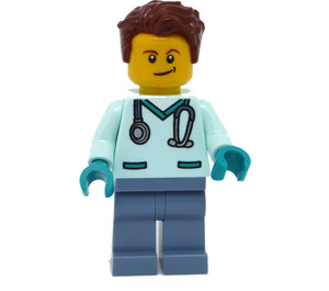 LEGO Male Veterinary with Stethoscope Minifigure