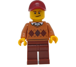 LEGO Hombre Visitor Minifigura