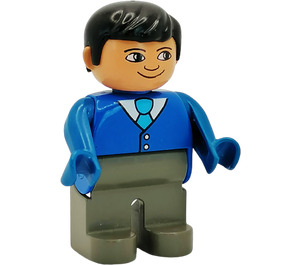 LEGO Male with Blue Top Duplo Figure